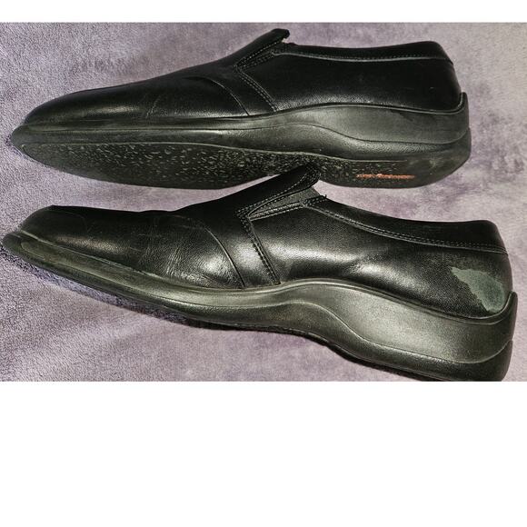 Bruno Magli Slip on Loafer Men's Size 7.5 Black Leather *Flawed‎ - Picture 4 of 9